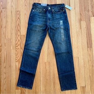 Bullhead Dark Blue Straight Leg Jeans